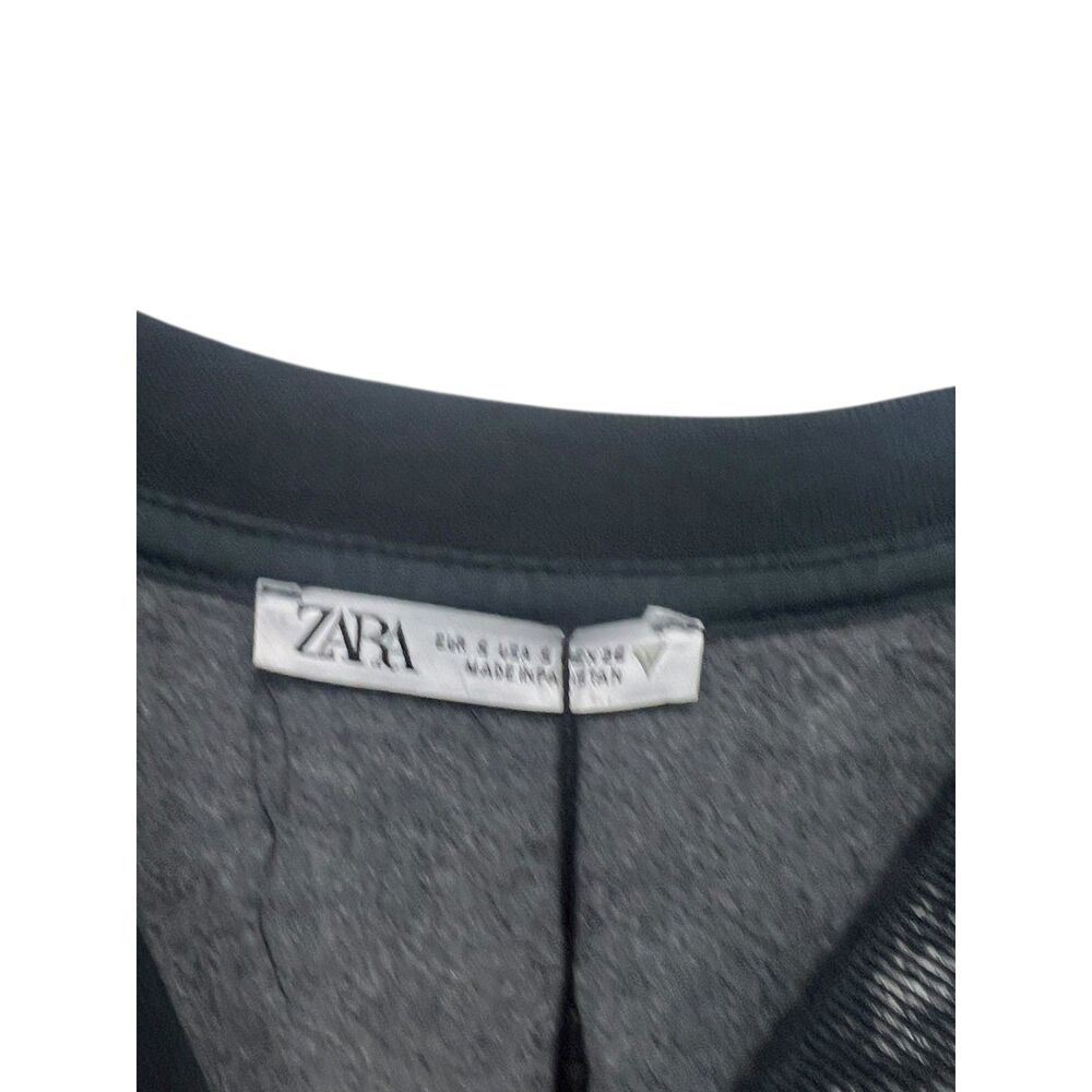 Zara Black and Gray Sweatshirt - Picture 3 of 6